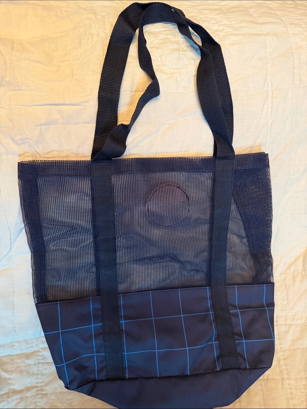 Houston Astros Navy Blue Mesh Tote Bag with Space City Graphics